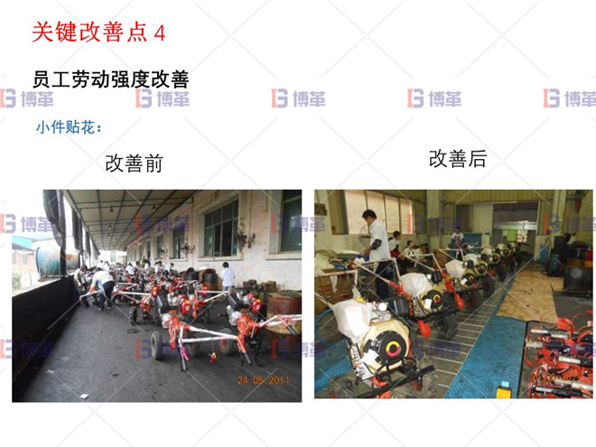 小型農(nóng)業(yè)機械精益生產(chǎn)改善案例 關鍵改善點4
